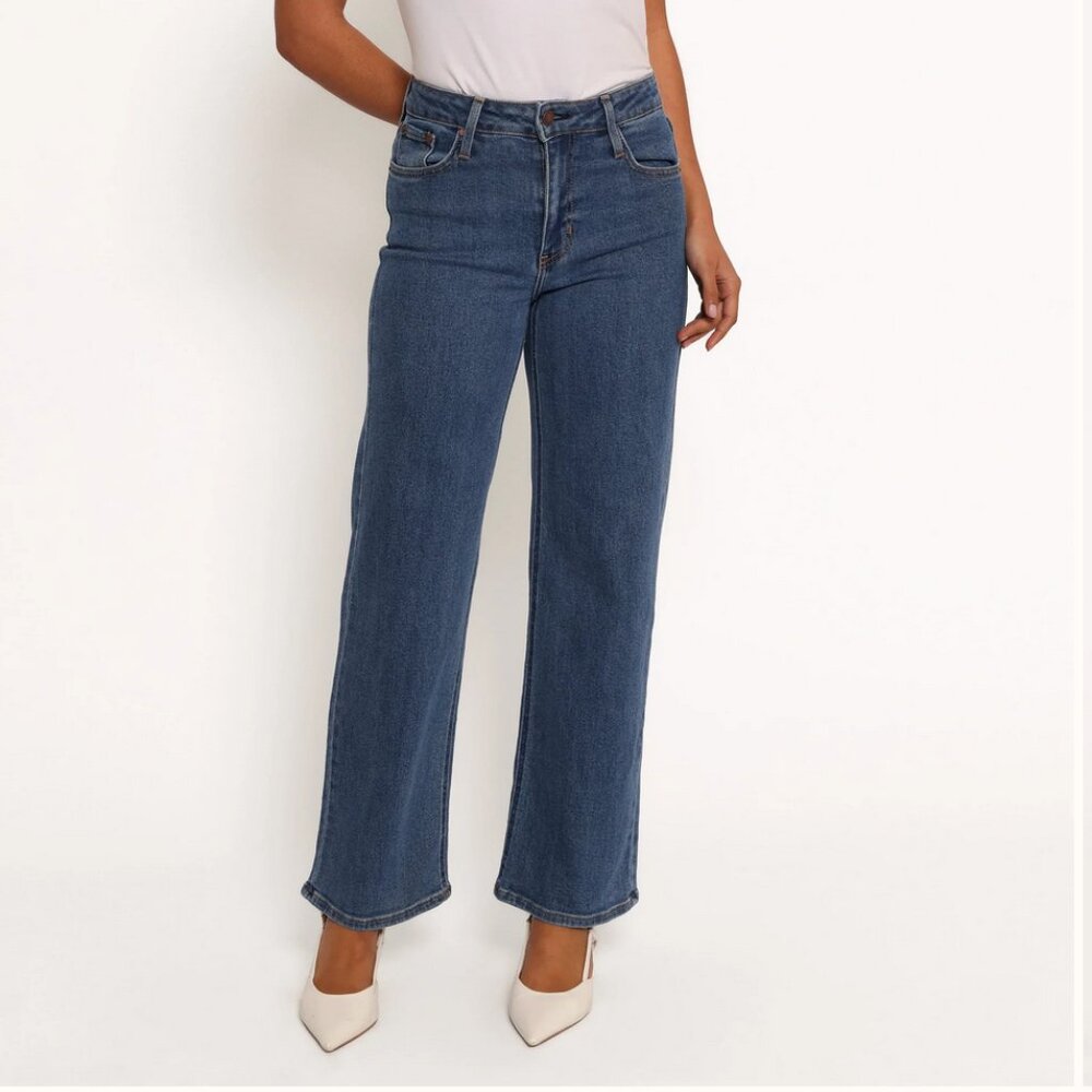 Just Black Denim Uncut Straight Jean